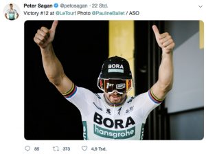 Peter Sagan Podium Sieg