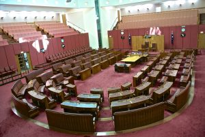 Senate Australia, Saal der australischen Regierung