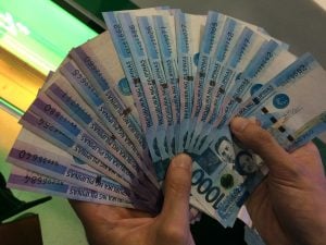 Philippinische Pesos Geldscheine