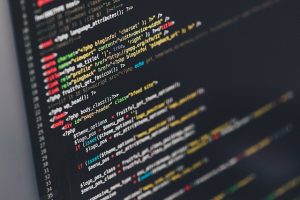 Der Code eines Computer-Programms