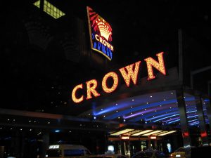 Crown Casino Leuchtschild