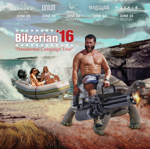 Dan Bilzerian, Frauen, Schildkröte, Maschinengewehr