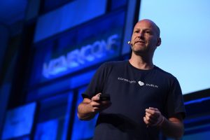 Joseph Lubin, Co-Founder von Ethereum, bei der MoneyConf 2018 in Dublin