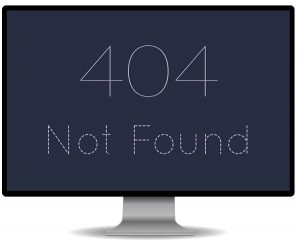 404 Not Found Fehlermeldung