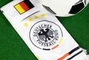 DFB Logo auf Fanschal