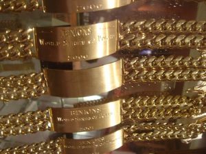 goldene Armbänder der WSOP