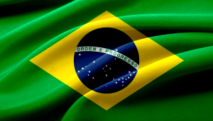 Die Flagge Brasiliens