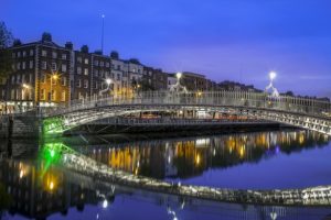 Stadtzentrum Dublin Brücke