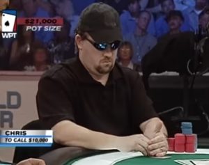 Chris Moneymaker beim Poker WSOP 2003