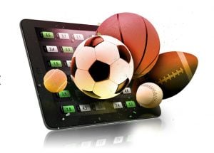 Tablet mobile Wetten Fußball Basketball Football