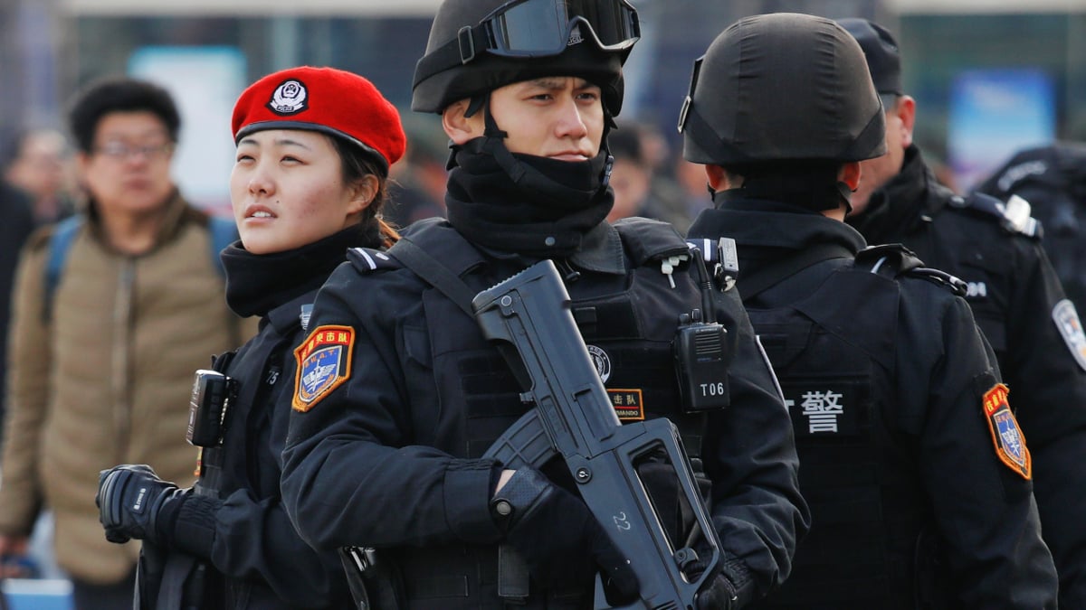 Chinesische Polizisten|Venetian Macau