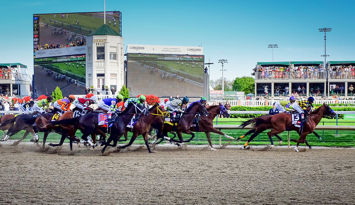Pferderennen Kentucky Derby|Churchill Downs Racetrack