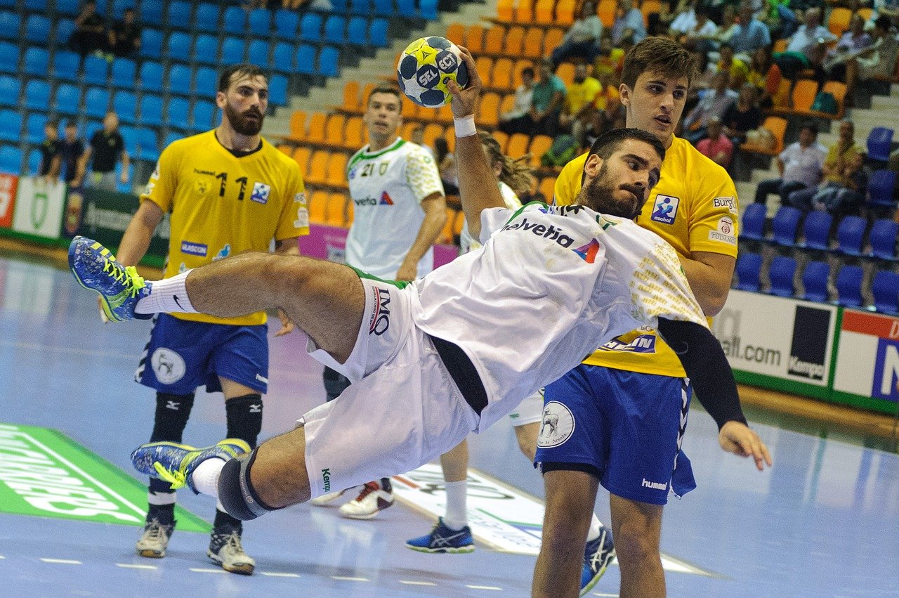 Handball-Spiel|Barclaycard-Arena Hamburg|Handballweltmeister-Pokal