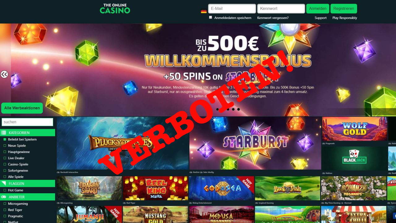 Online Casino verboten|Oberverwaltungsgericht Schleswig-Holstein