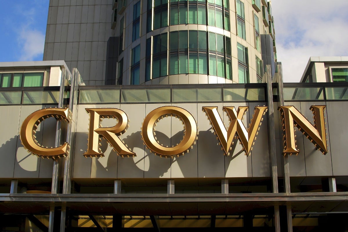 Crown Resorts Schild