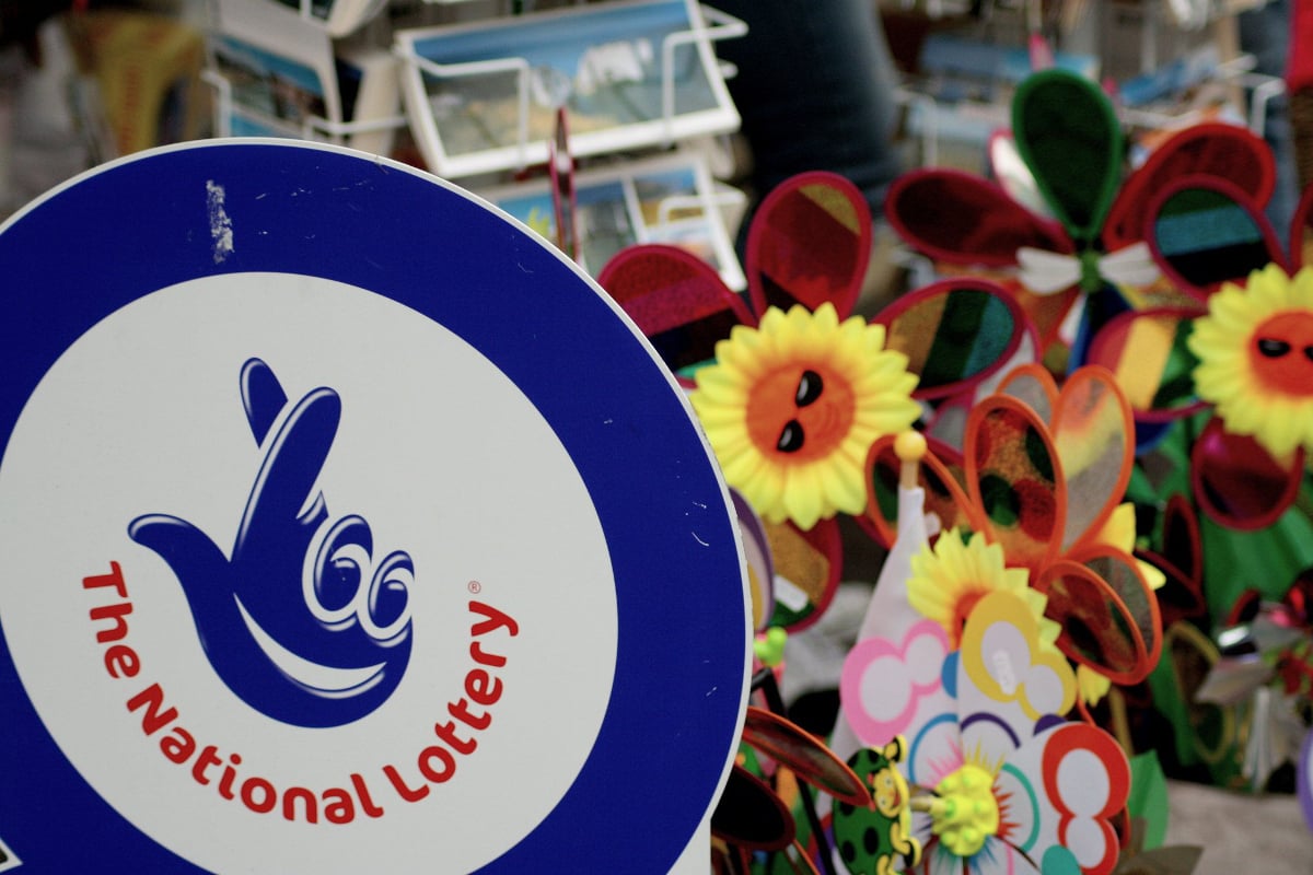 National Lottery Aufkleber