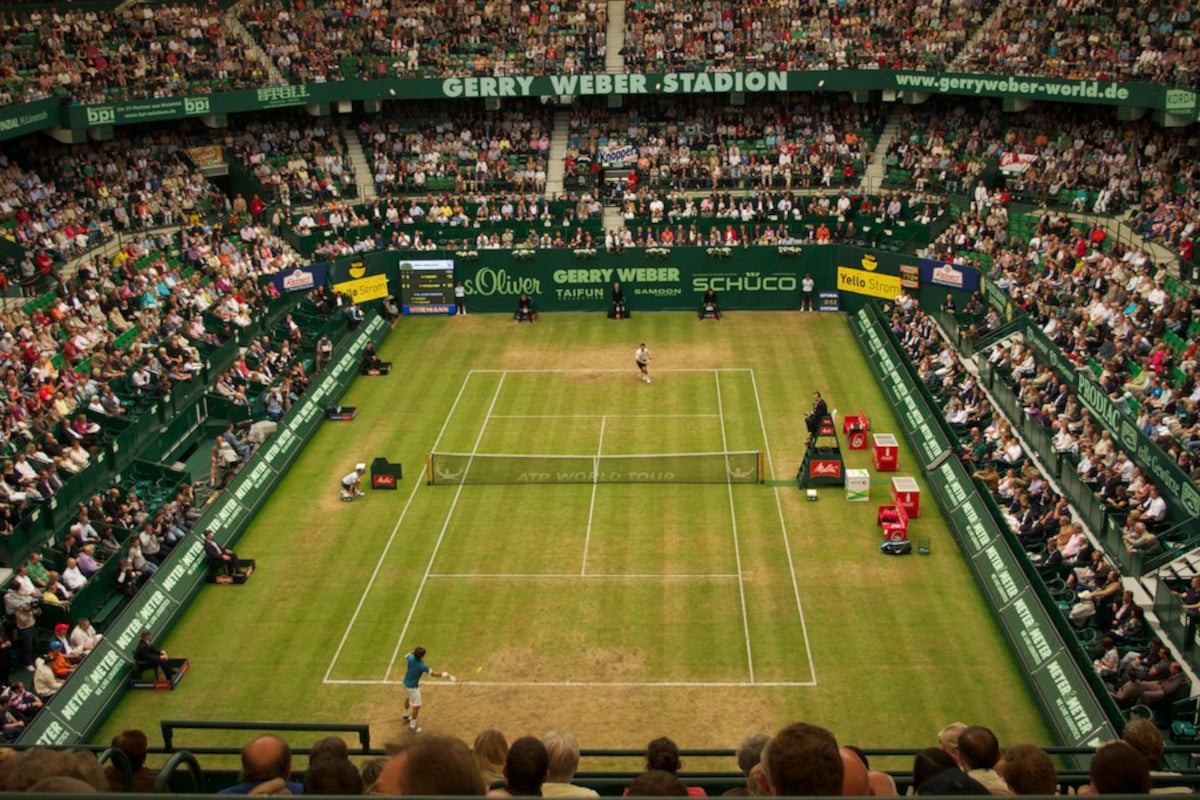 Tennis-Turnier Halle Stadion