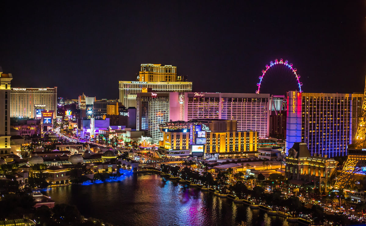 Las Vegas Skyline Nacht