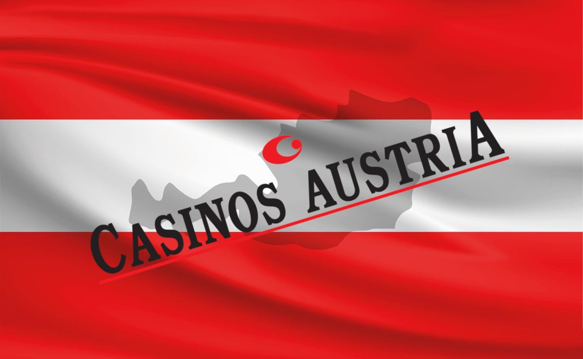 Flagge Umriss Österreich Casinos Austria