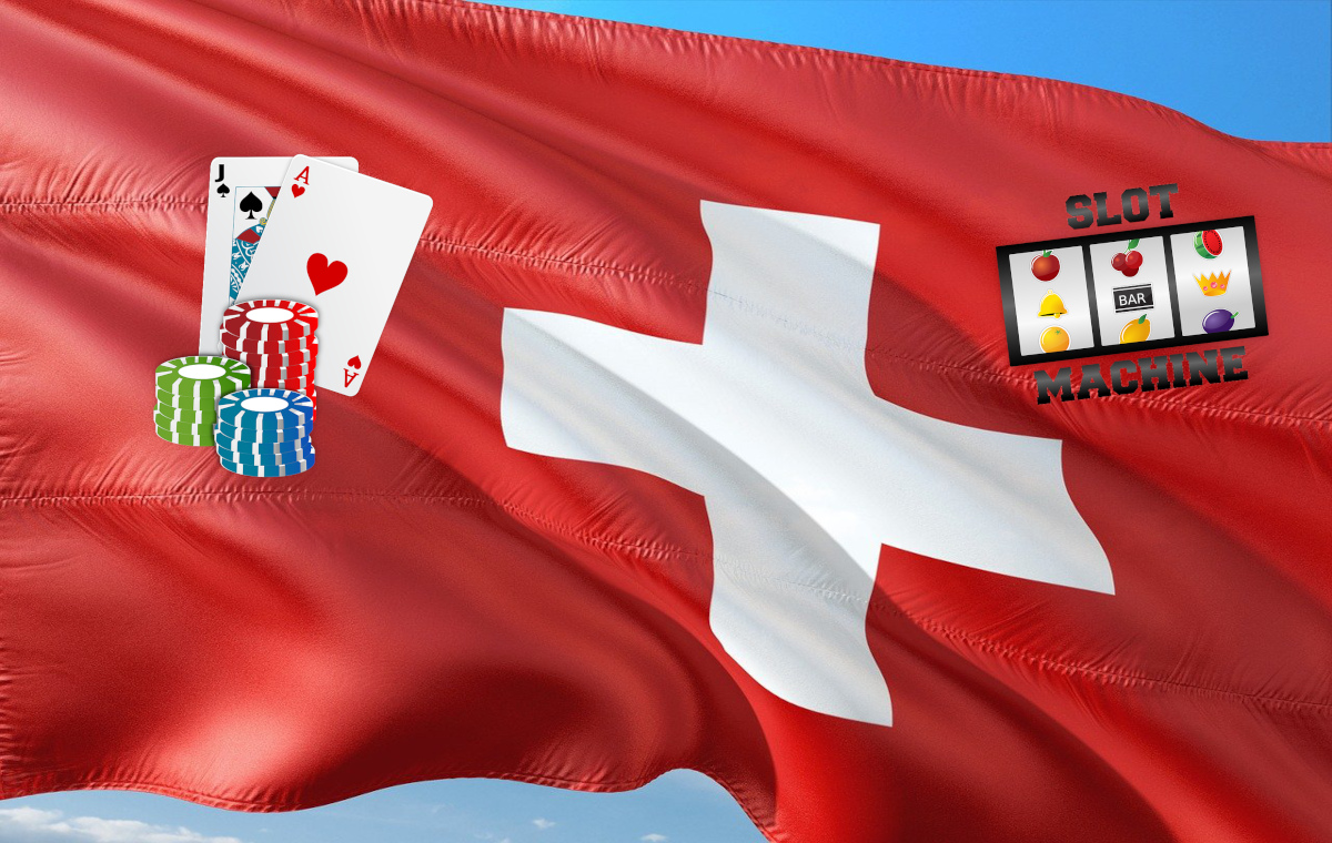 Fahne Schweiz Karten Chips Slot