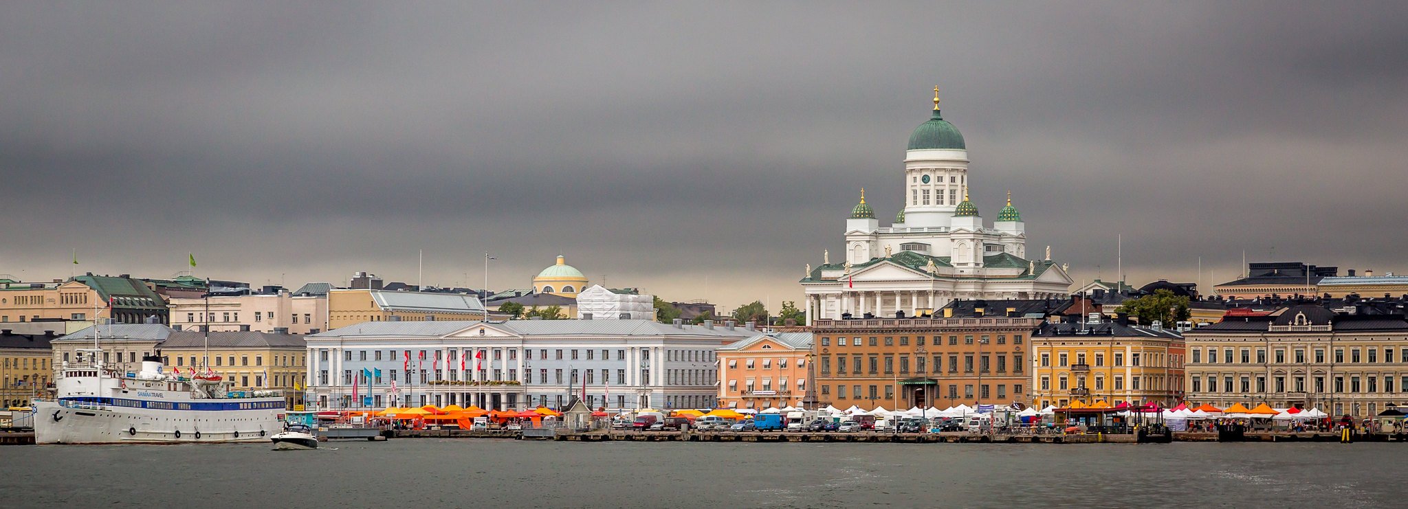 Finnland Helsinki Skyline Gebäude Küste Ufer