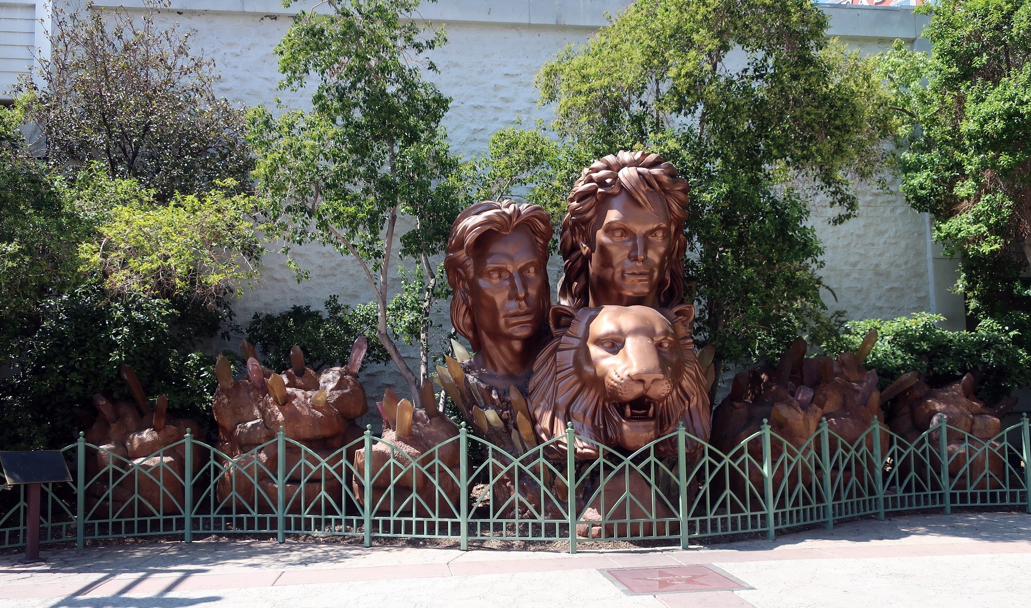 Statue von Siegfried und Roy in Las Vegas