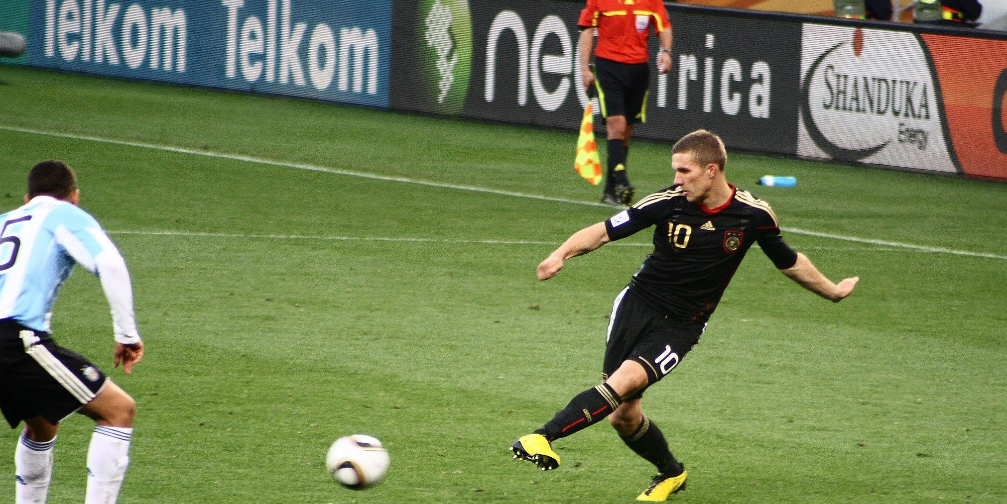 Lukas Podolski auf dem Platz