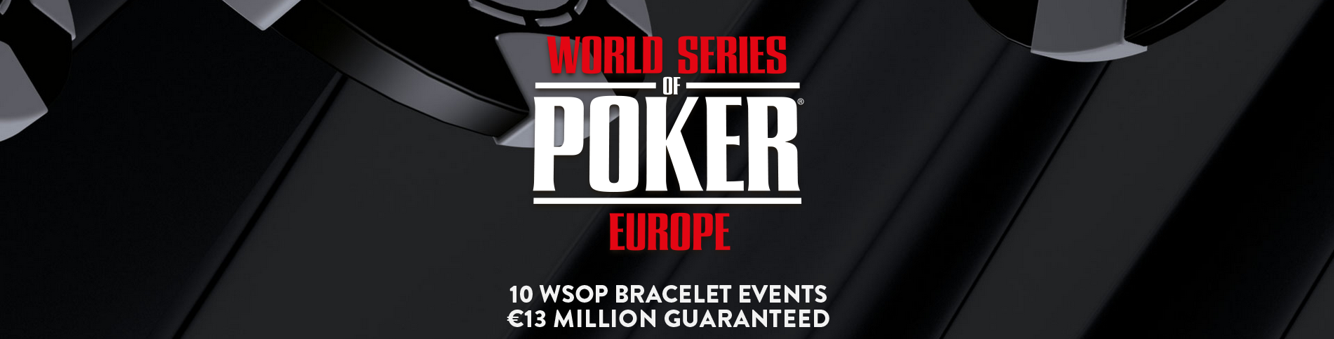 WSOPE 2018 Logo|Chris Ferguson|Shaun Deeb|Pokerchips