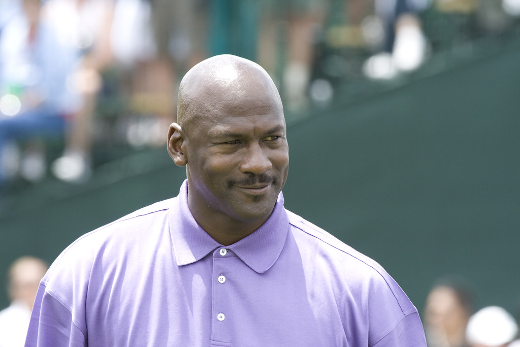 Michael Jordan beim Sport|