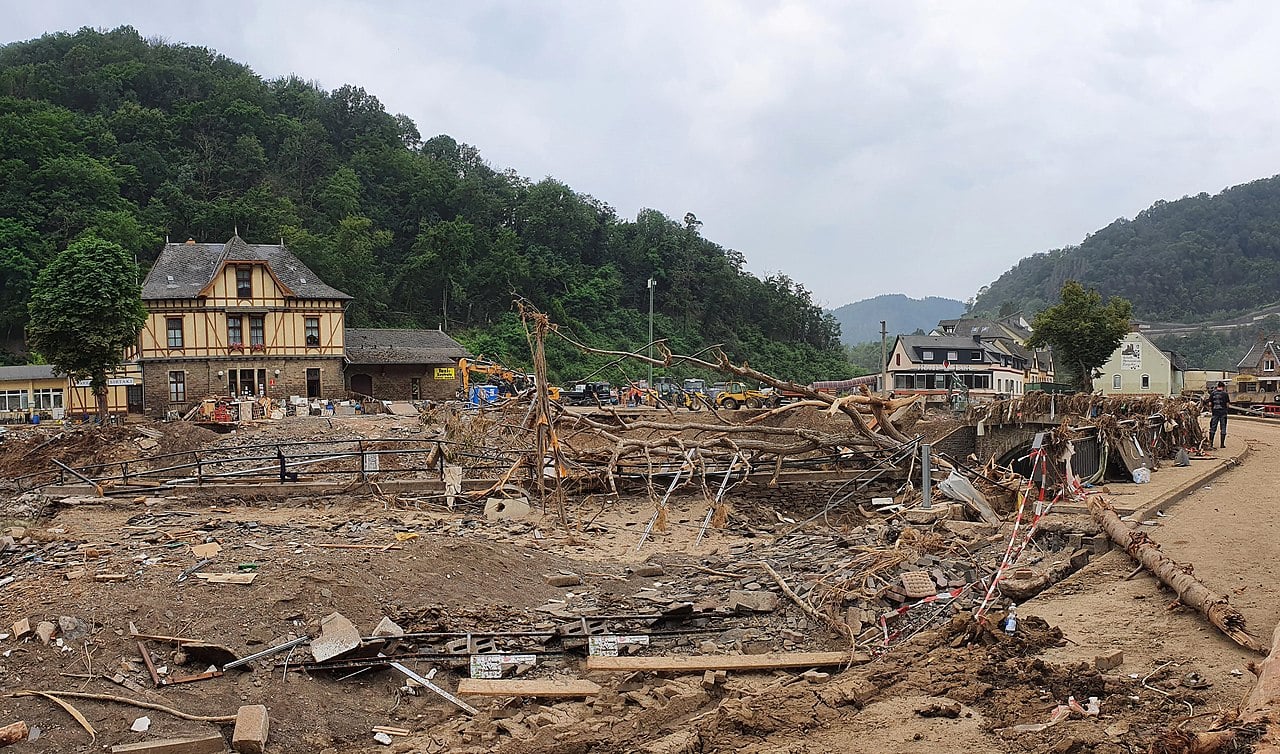 Altenahr nach dem Hochwasser 2021