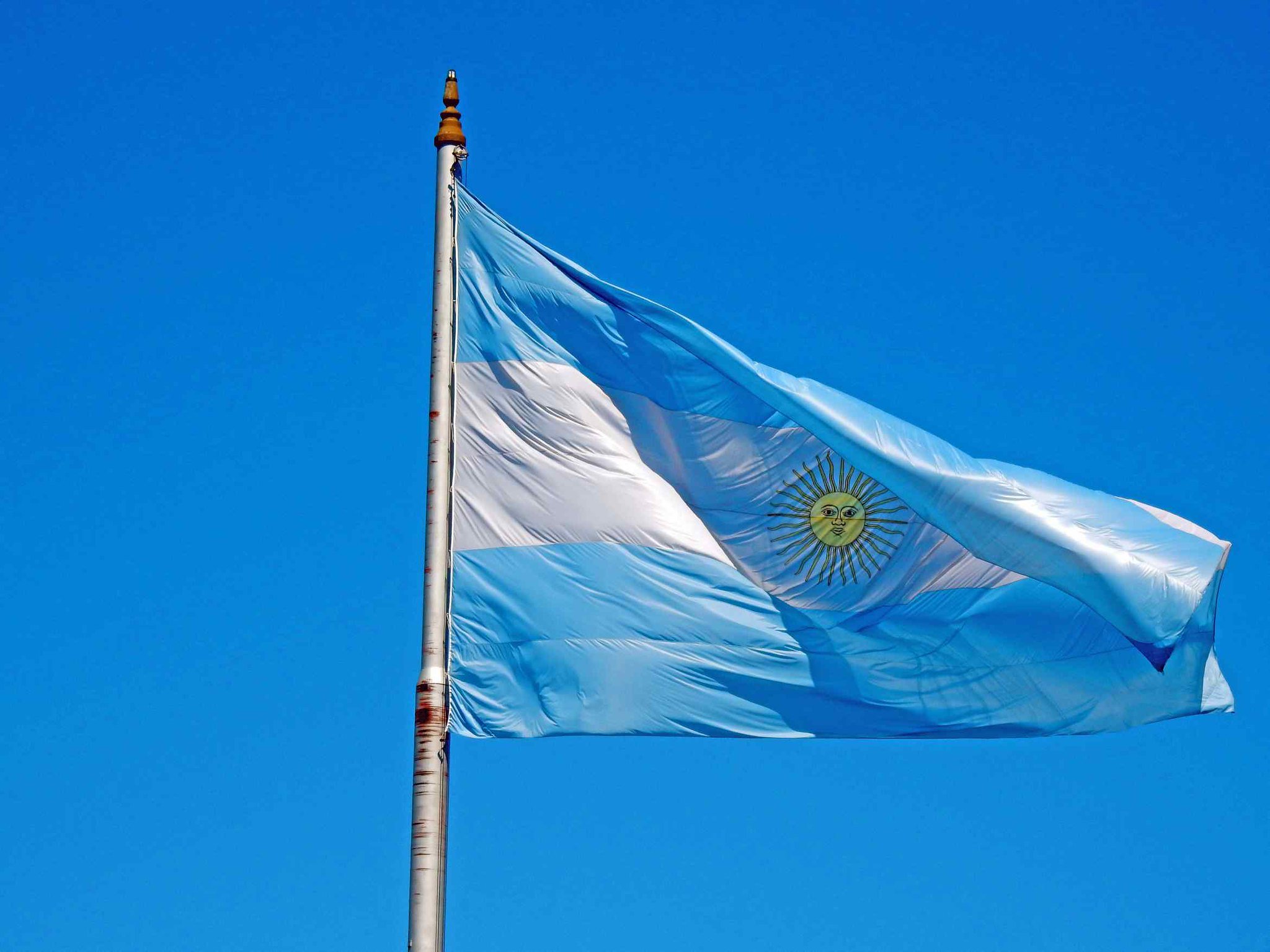 Argentinien Flagge|Gebäude