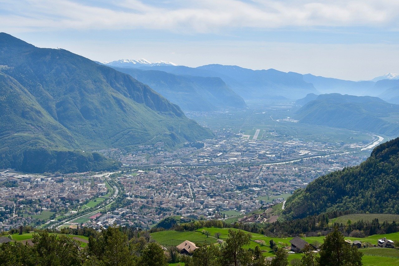 Blick auf Bozen