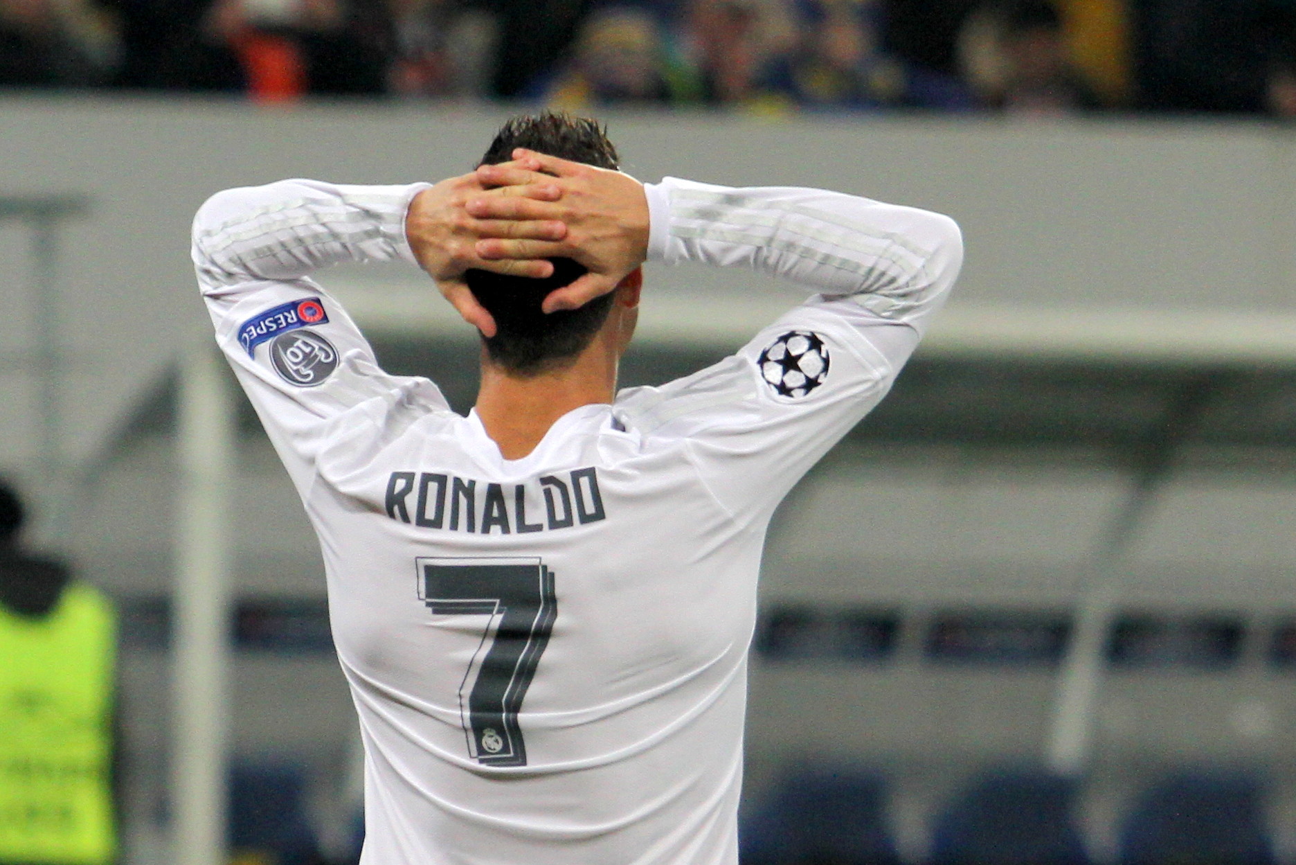 Christiano Ronaldo von hinten