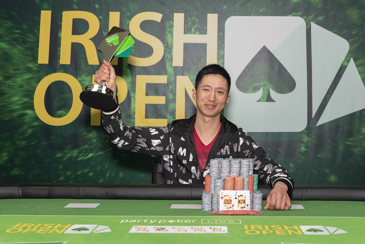 Weijie “Jervi” Zheng|Irish Poker Open 2019 Logo|Doyle Brunson|Irish Poker Open 2019 Final Table