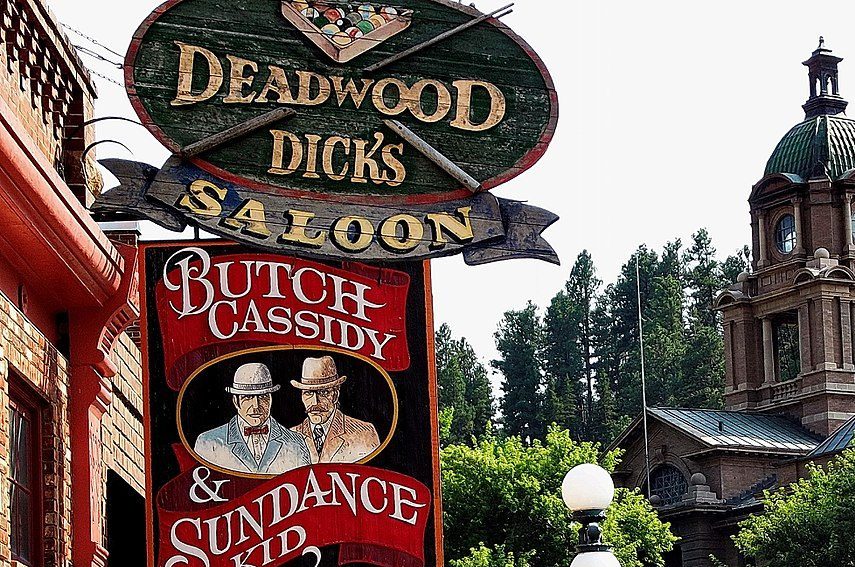 Deadwood Saloon-Schilder