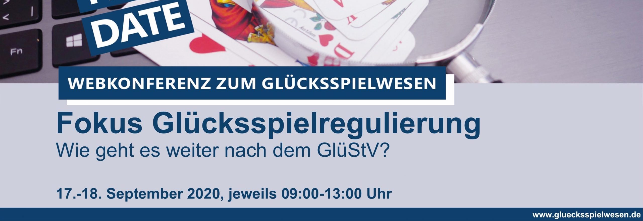 Logo Webkonferenz zum Glücksspielwesen