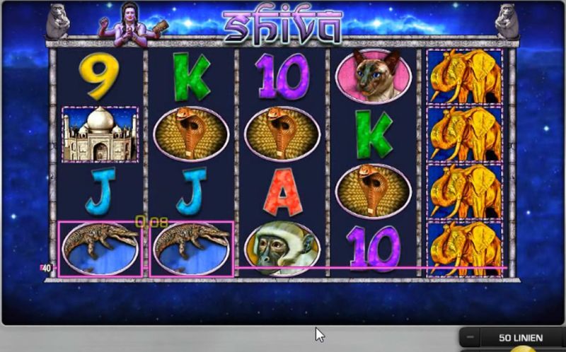 Glücksspielautomat Shiva