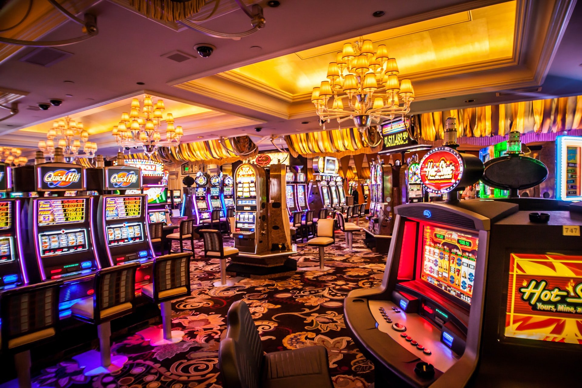 Casino Spielbereich Spielautomaten