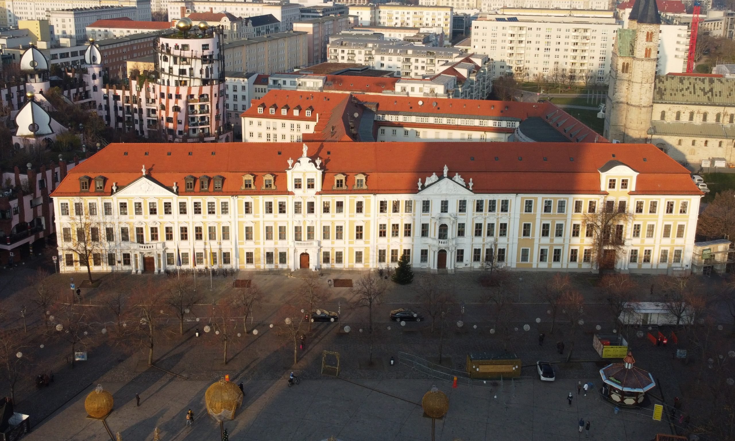 Der Landtag in Magdeburg