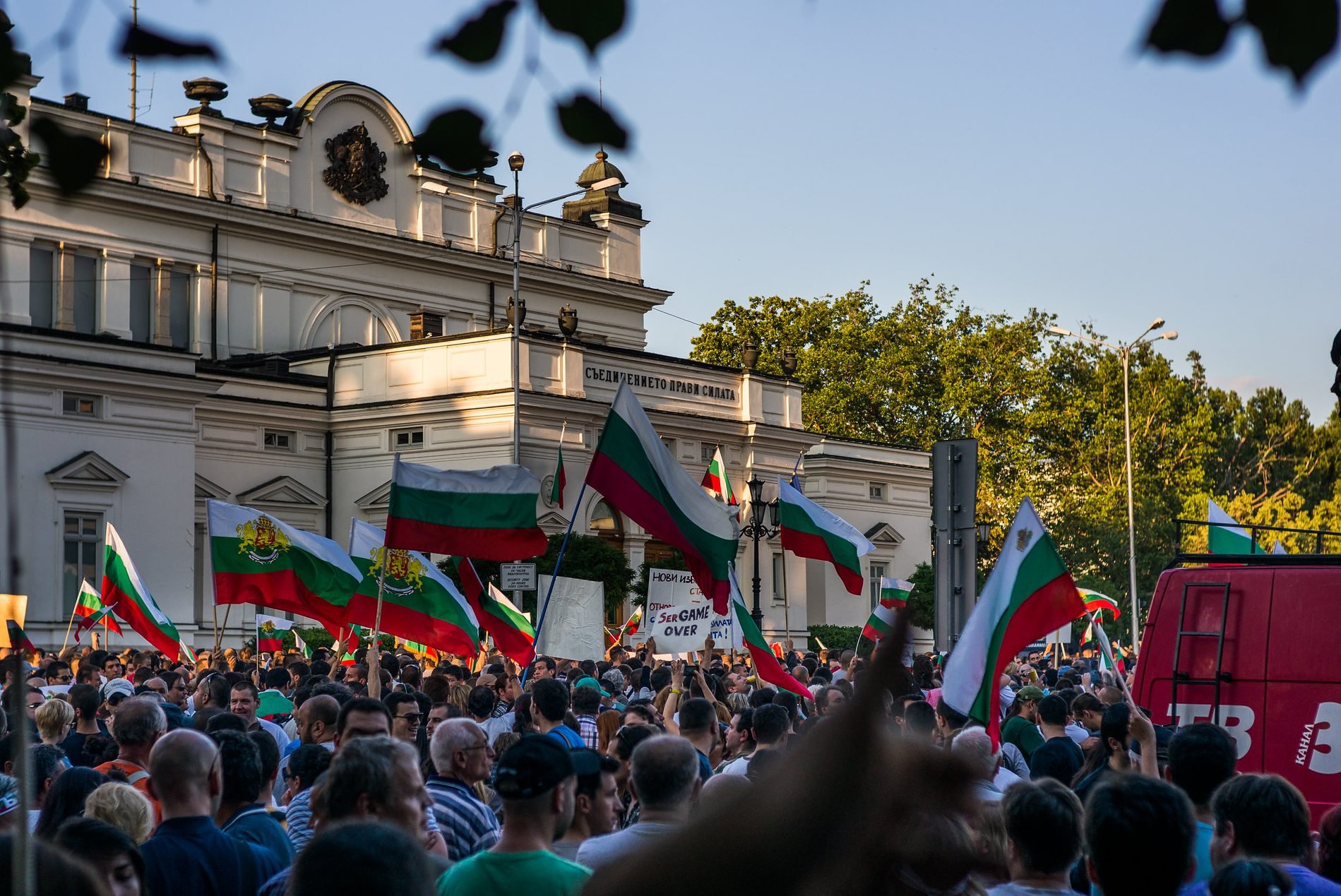 Protest Bulgarien