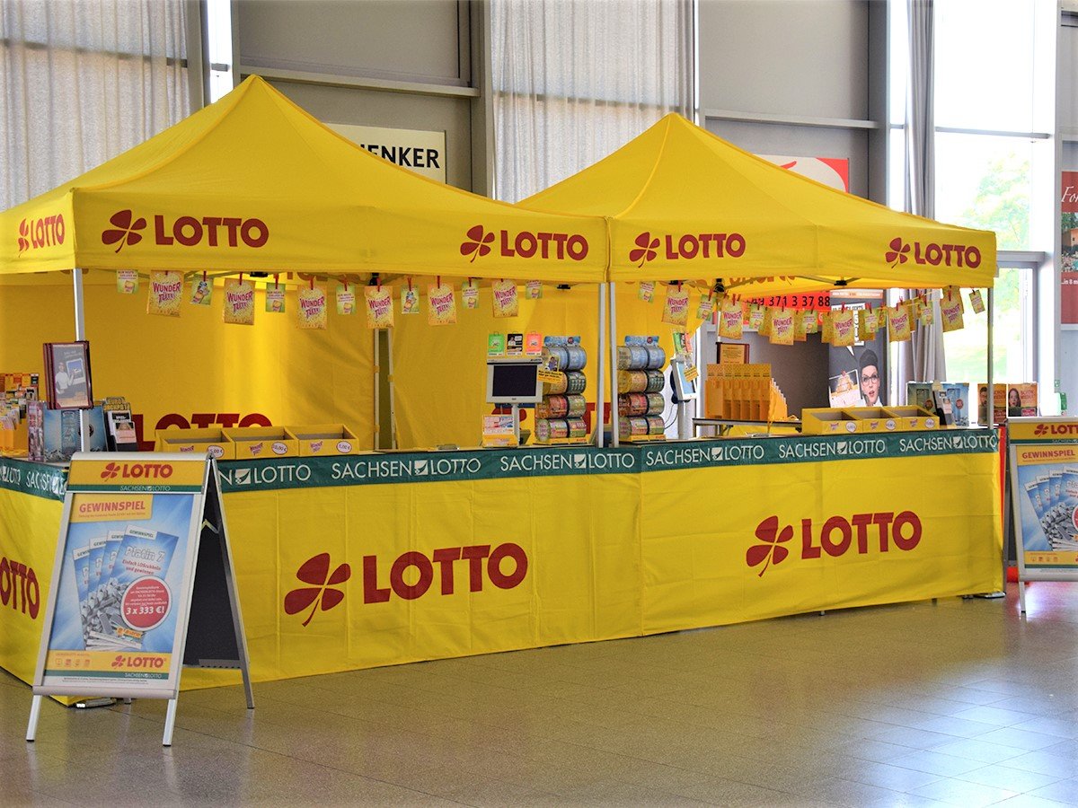 Sachsenlotto Messestand