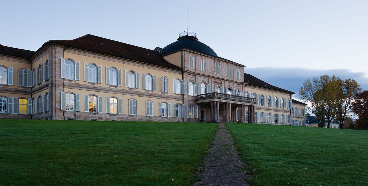 Das Schloss Hohenheim Gebäude der Uni|