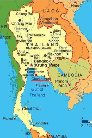 Thailand und Kambodscha