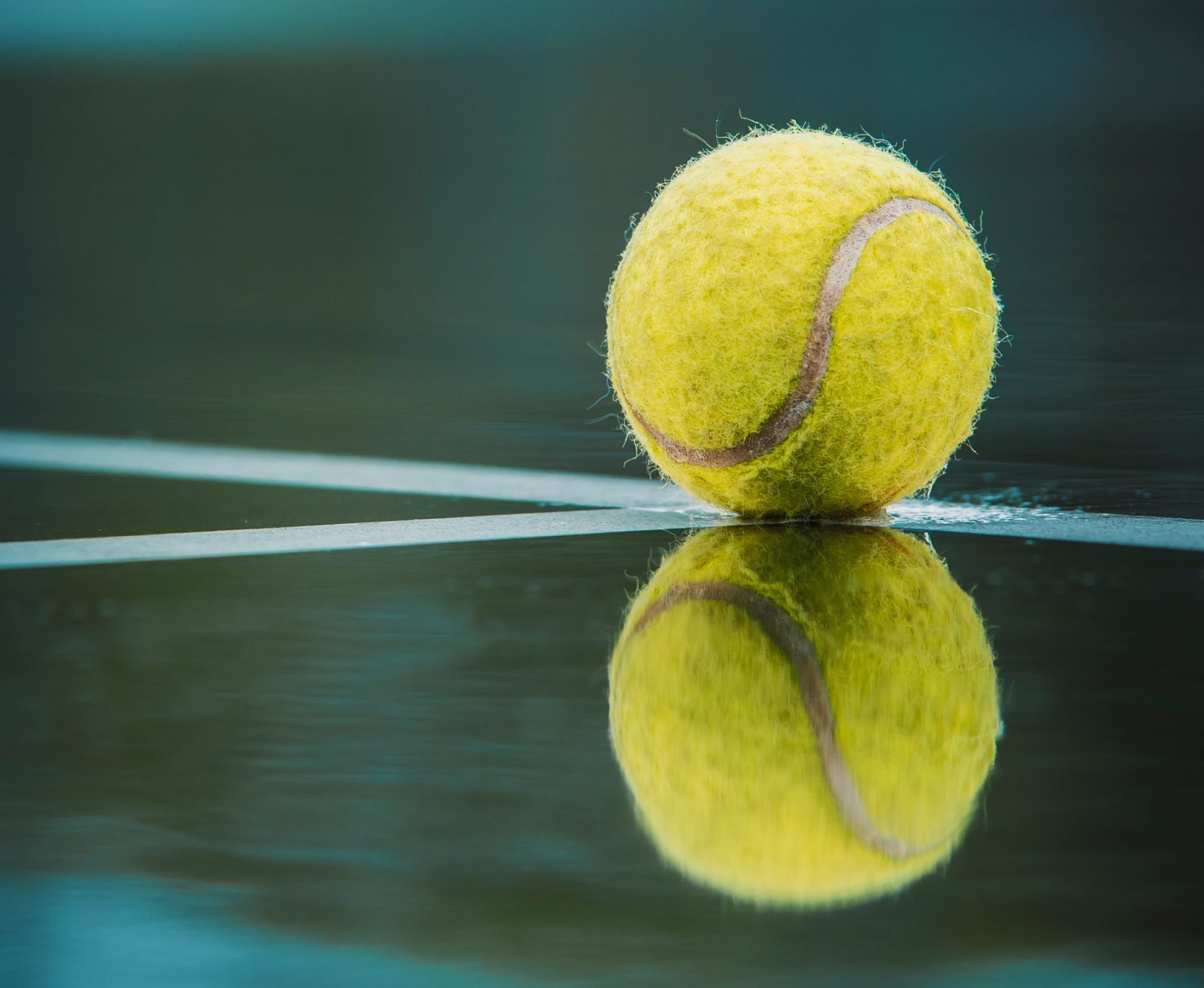 Tennisball Spiegelung