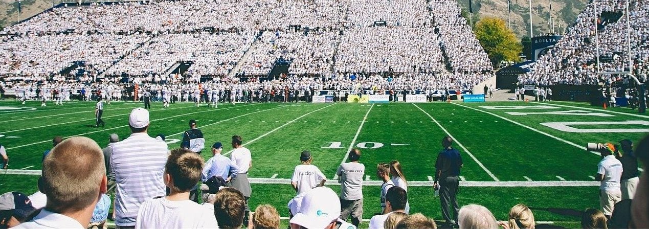 Ein Stadion in den USA