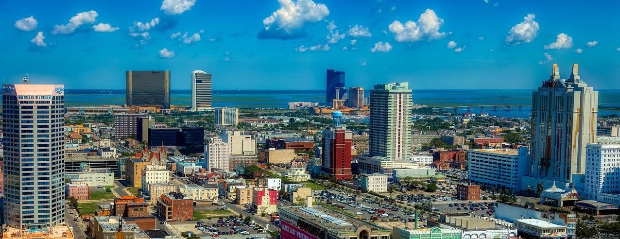 Die Skyline von Atlantic City