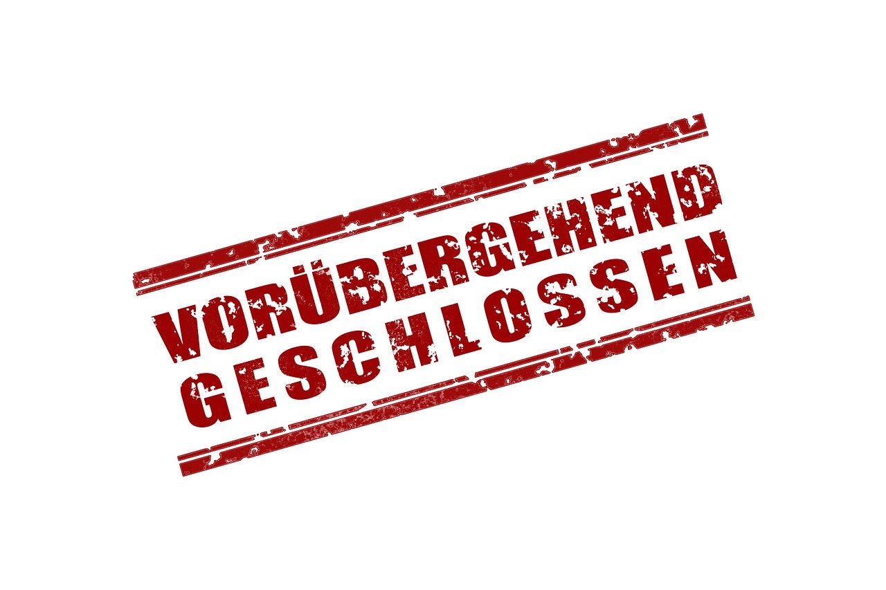 vorübergehend geschlossen