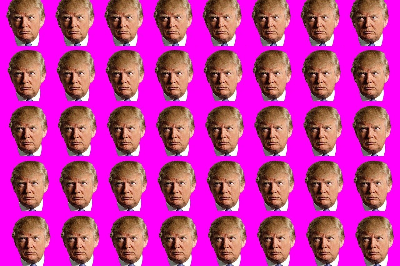 Donald Trump Popart-kunst