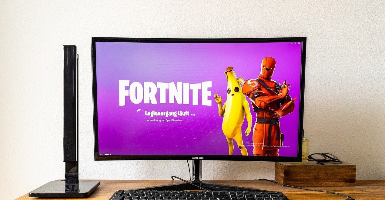 Login Bildschirm Fortnite