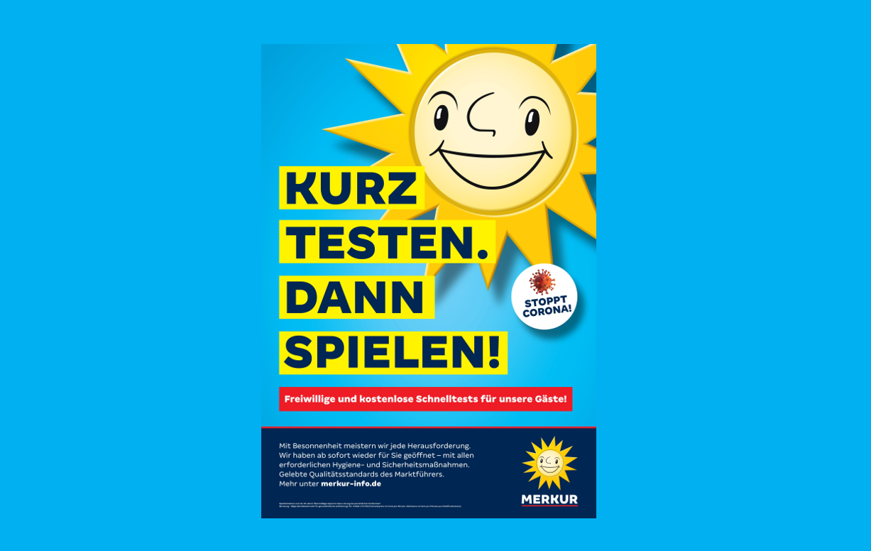 Gauselmann Merkur Sonne Slogan